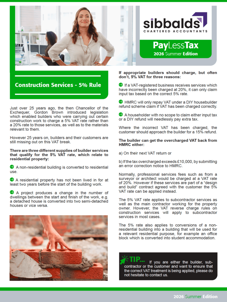 Pay Less Tax Newsletter